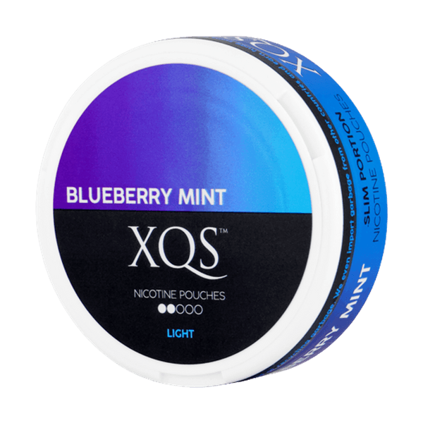 XQS Blueberry Mint Light nikotínové vrecúška