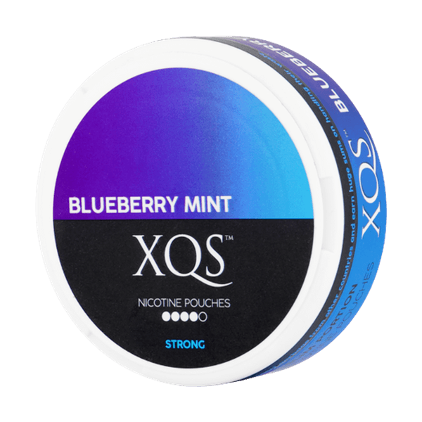 XQS Blueberry Mint Strong nikotínové vrecúška