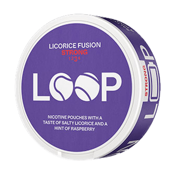 LOOP Licorice Fusion Strong nikotínové vrecúška