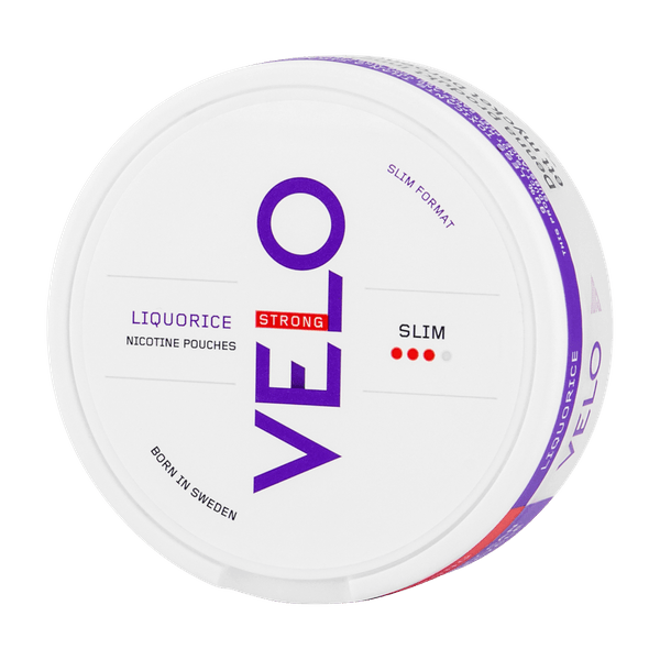 VELO Liquorice Strong Slim Snus