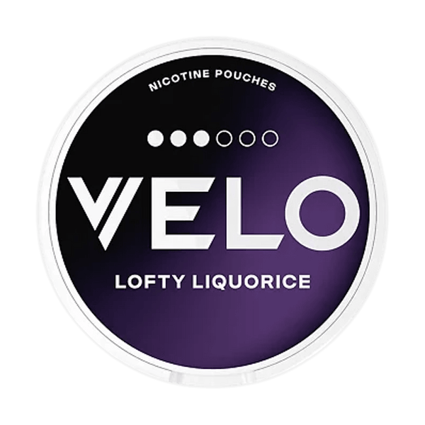 VELO Lofty Liquorice Slim nikotínové vrecúška