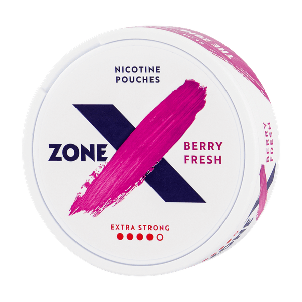 ZoneX Berry Fresh Extra Strong nikotínové vrecúška