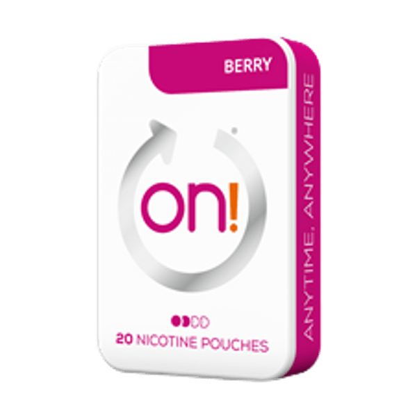 on! Berry 3mg nicotine pouches