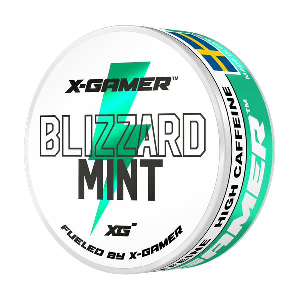 X-Gamer Blizzard Mint nikotínové vrecúška