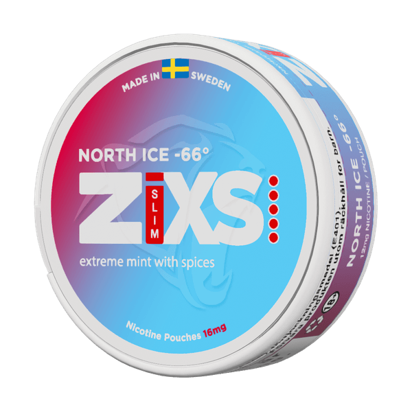 ZIXS North Ice 66 nikotínové vrecúška