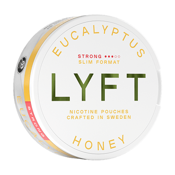 LYFT Eucalyptus & Honey Slim Strong nikotínové vrecúška