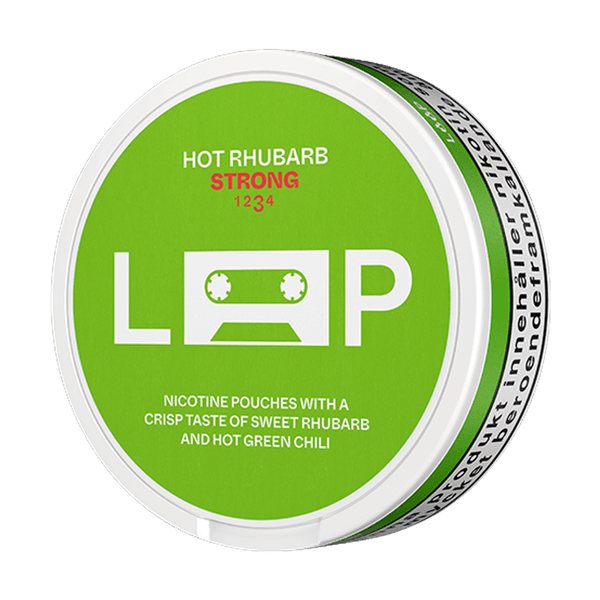 LOOP Hot Rhubarb Strong nikotínové vrecúška