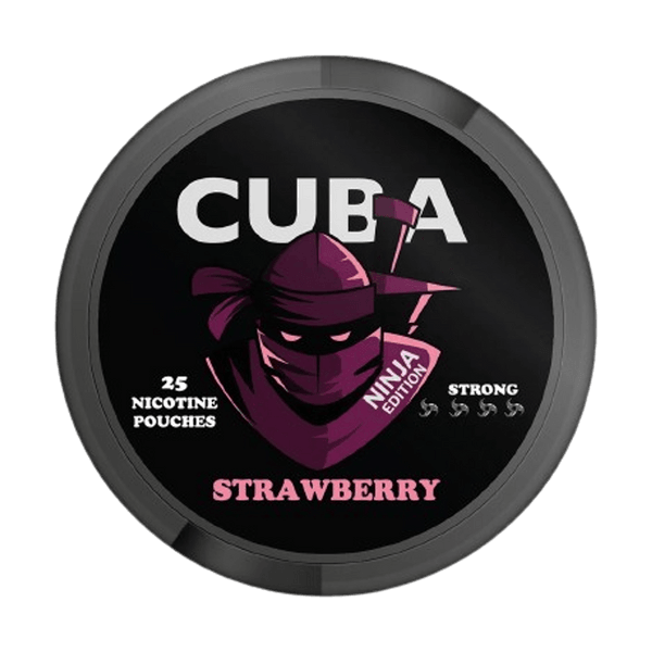 CUBA Ninja Strawberry nikotínové vrecúška