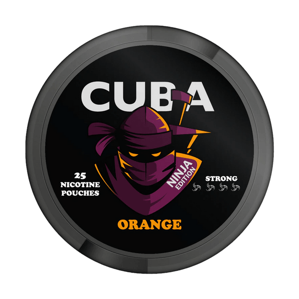 Pouches de nicotina CUBA Ninja Orange