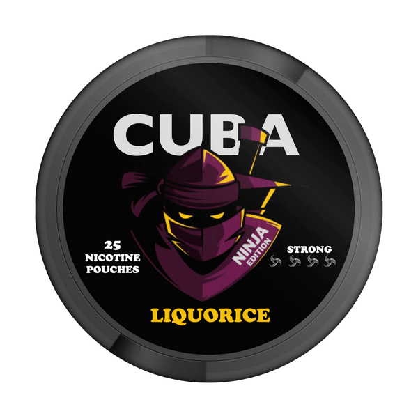 CUBA Ninja Liquorice nikotínové vrecúška