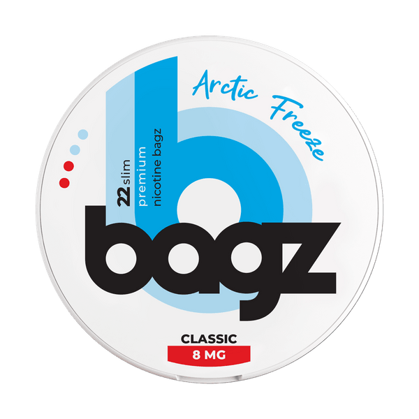 Pouches de nicotina Bagz Arctic Freeze 8mg