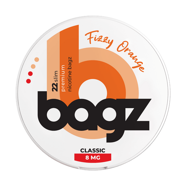 Bagz Fizzy Orange 8mg nikotínové vrecúška