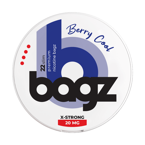 Bagz Berry Cool Max 20mg nikotínové vrecúška