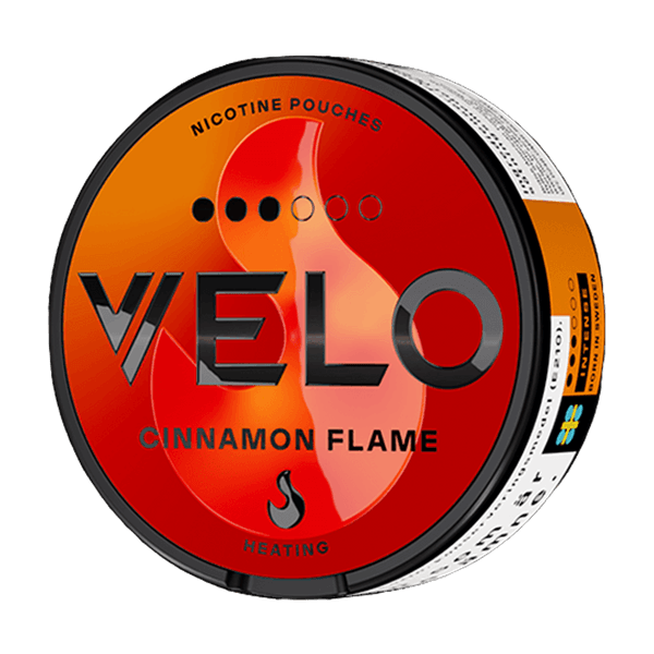 VELO Cinnamon Flame Slim Strong nikotínové vrecúška