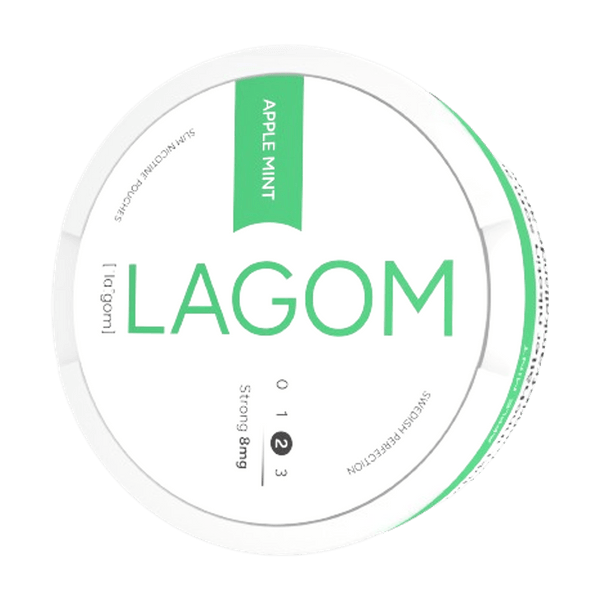 LAGOM Lagom Apple Mint Strong 8mg nikotínové vrecúška