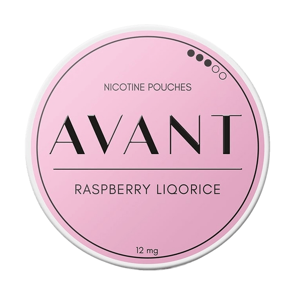 Avant Raspberry Liqorice nicotine pouches