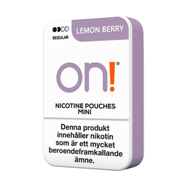 on! Lemon Berry 9mg nikotínové vrecúška