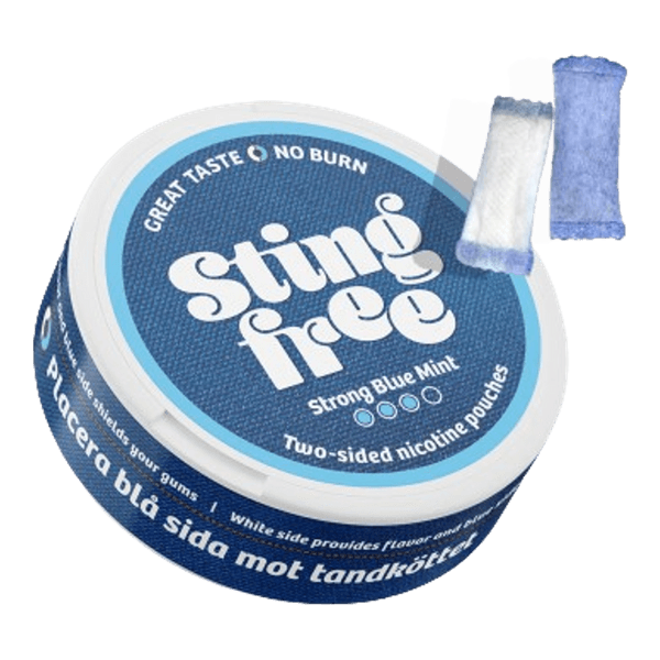 STING FREE Strong Blue Mint nikotínové vrecúška