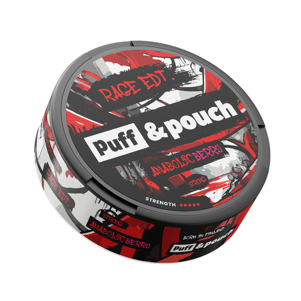 Puff and Pouch Puff & Pouch Anabolic Berry nikotínové vrecúška