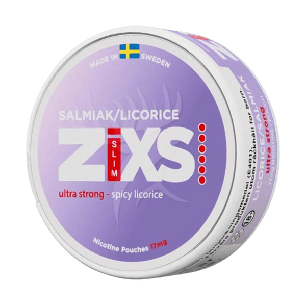 ZIXS Salmiak Ultra Strong nikotínové vrecúška