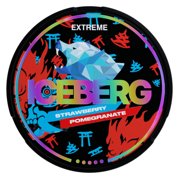 ICEBERG ICEBERG Strawberry Pomegranate Extreme nikotínové vrecúška