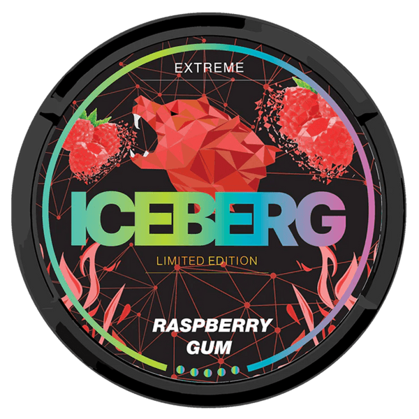 ICEBERG ICEBERG Raspberry Gum Extreme nikotínové vrecúška