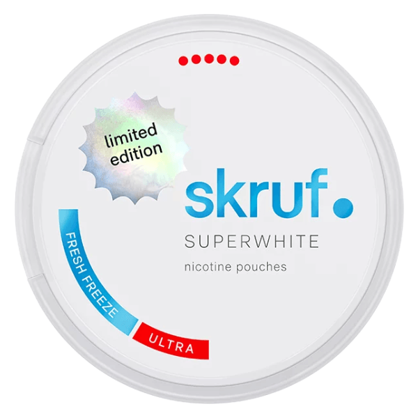 SKRUF SKRUF Superwhite Fresh Freeze nikotínové vrecúška