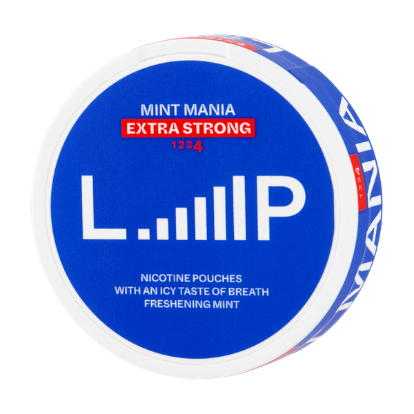 LOOP Mint Mania Extra Strong nikotínové vrecúška