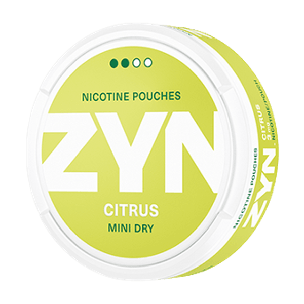 ZYN Citrus Mini Dry 3mg nikotínové vrecúška