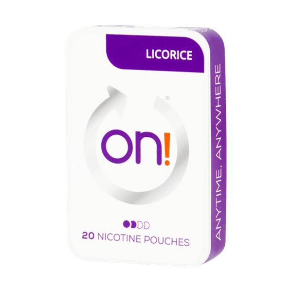 on! Liquorice Mini Dry 3mg nikotínové vrecúška