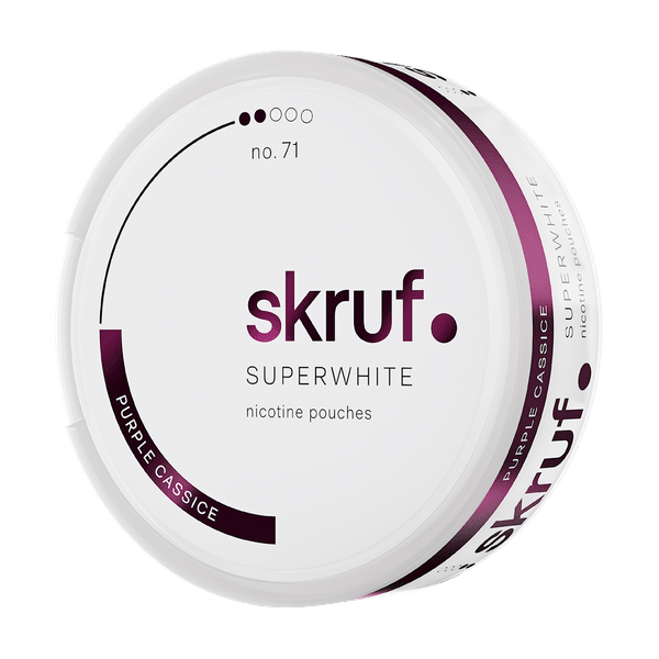 SKRUF Superwhite Purple Cassice No 71 nikotínové vrecúška