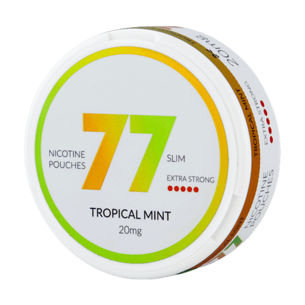 77 Tropical Mint 20mg nikotínové vrecúška