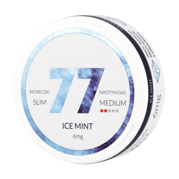 77 Ice Mint 6mg nikotínové vrecúška