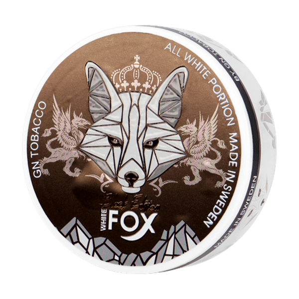 WHITE FOX Black Edition nicotine pouches